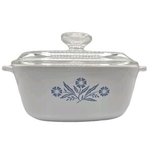 Corning Ware Blue Cornflower Casserole Dish 1 1/2 QT Vintage Antique P-1 1/2-B